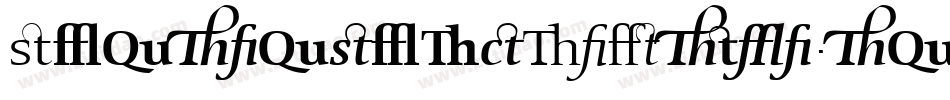CheltenhamATFOldstyleConBQ-Regular字体转换