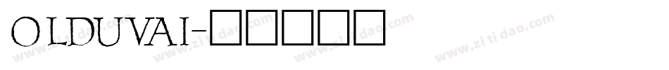 Olduvai字体转换