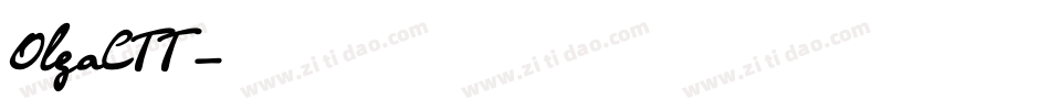 OlgaCTT字体转换