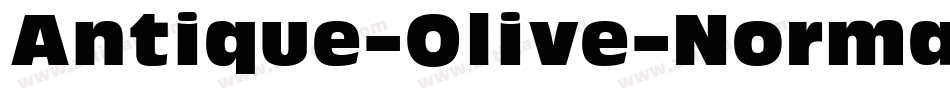 Antique-Olive-Normal字体转换