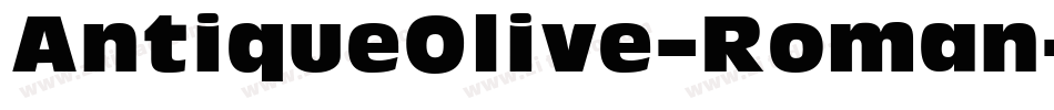 AntiqueOlive-Roman字体转换