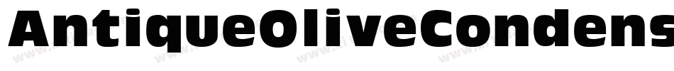 AntiqueOliveCondensedBQ-Regular字体转换