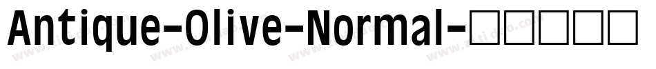 Antique-Olive-Normal字体转换