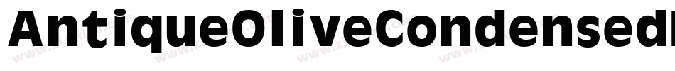 AntiqueOliveCondensedBQ-Regular字体转换