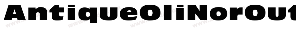 AntiqueOliNorOutP-Regu字体转换