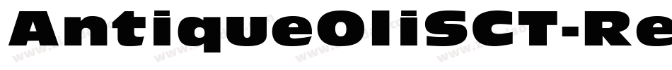 AntiqueOliSCT-Regu字体转换