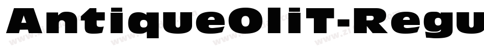 AntiqueOliT-ReguSh1字体转换