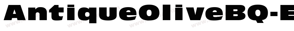 AntiqueOliveBQ-Extended字体转换
