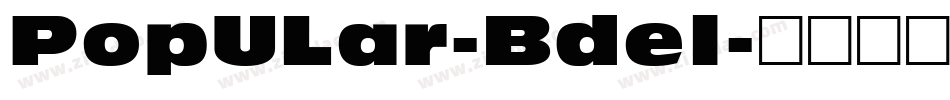 PopULar-Bdel字体转换