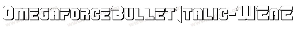 OmegaforceBulletItalic-WEaE字体转换