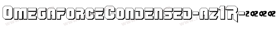 OmegaforceCondensed-az1R字体转换