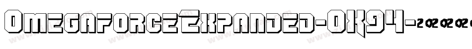 OmegaforceExpanded-OX94字体转换