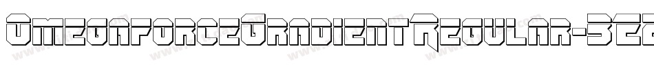 OmegaforceGradientRegular-3E2L字体转换