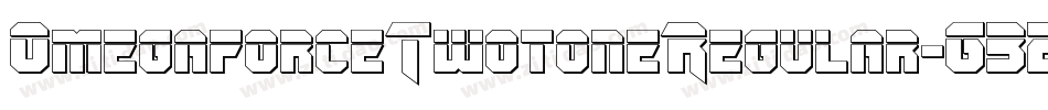 OmegaforceTwotoneRegular-632g字体转换