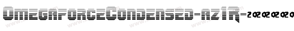 OmegaforceCondensed-az1R字体转换