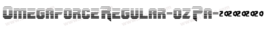 OmegaforceRegular-ozPa字体转换