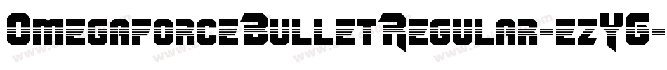 OmegaforceBulletRegular-ezY6字体转换