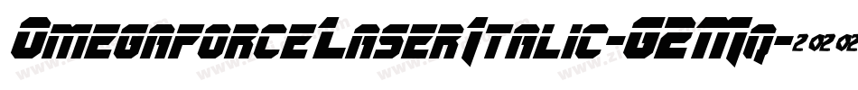 OmegaforceLaserItalic-G2Mq字体转换 OmegaforceLaserItalic-G2Mq字体转换