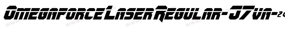 OmegaforceLaserRegular-J7va字体转换