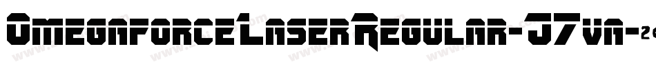 OmegaforceLaserRegular-J7va字体转换