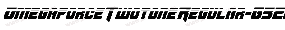 OmegaforceTwotoneRegular-632g字体转换