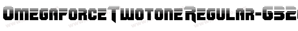 OmegaforceTwotoneRegular-632g字体转换