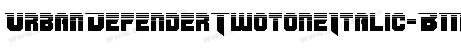 UrbanDefenderTwotoneItalic-BMd8字体转换