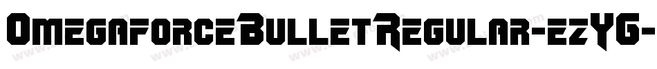 OmegaforceBulletRegular-ezY6字体转换