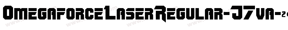 OmegaforceLaserRegular-J7va字体转换