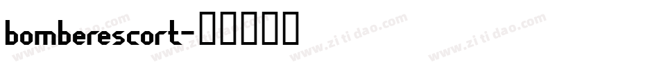 bomberescort字体转换
