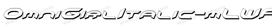 OmniGirlItalic-mLWPV字体转换