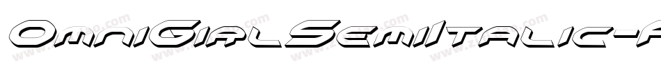 OmniGirlSemiItalic-PK7qP字体转换