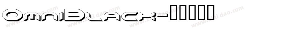 OmniBlack字体转换