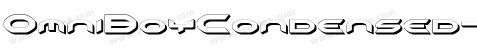 OmniBoyCondensed-1GPo4字体转换