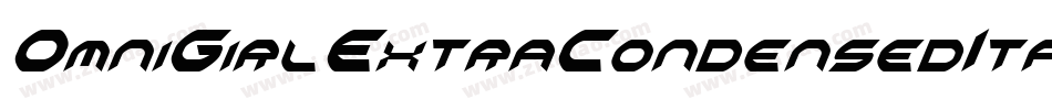 OmniGirlExtraCondensedItal-MVYLp字体转换