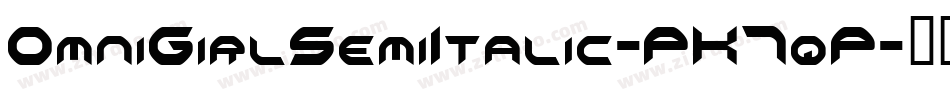 OmniGirlSemiItalic-PK7qP字体转换