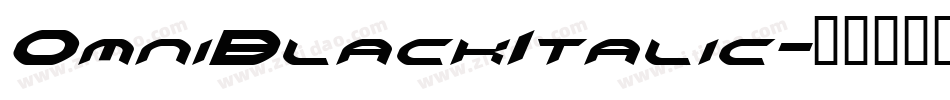 OmniBlackItalic字体转换