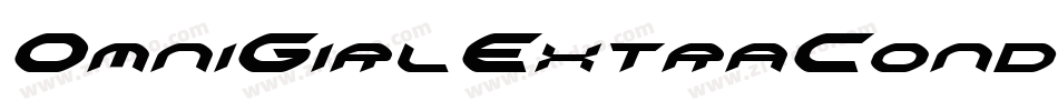 OmniGirlExtraCondensed-rg2rx字体转换