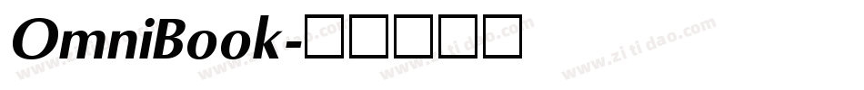 OmniBook字体转换