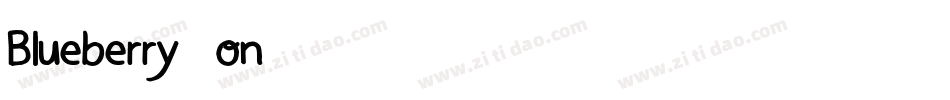 Blueberry-83on字体转换