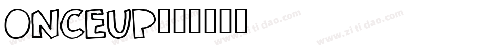ONCEUP字体转换