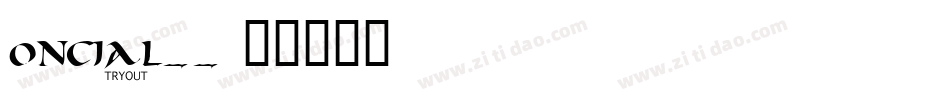 ONCIAL__字体转换