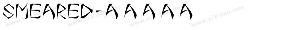 Smeared字体转换