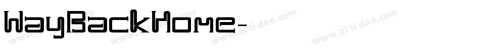WayBackHome字体转换
