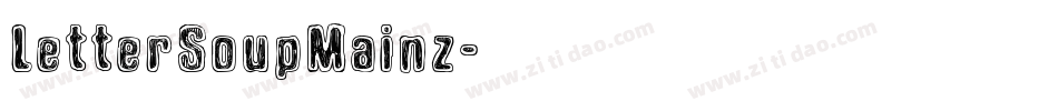 LetterSoupMainz字体转换