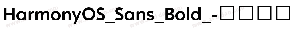 HarmonyOS_Sans_Bold_字体转换
