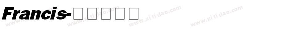 Francis字体转换