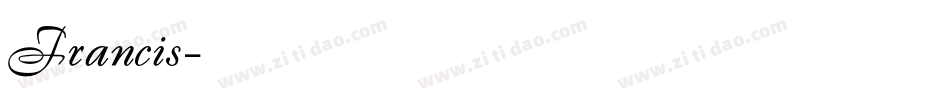 Francis字体转换