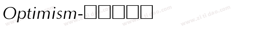 Optimism字体转换