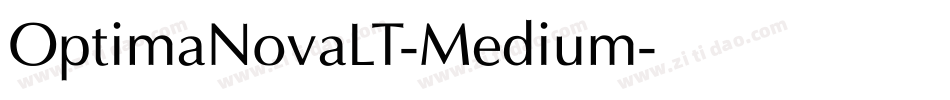 OptimaNovaLT-Medium字体转换